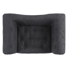 Charcoal Luxe Dog Sofa